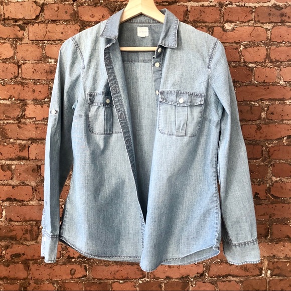 J. Crew Tops - J. Crew Chambray Shirt